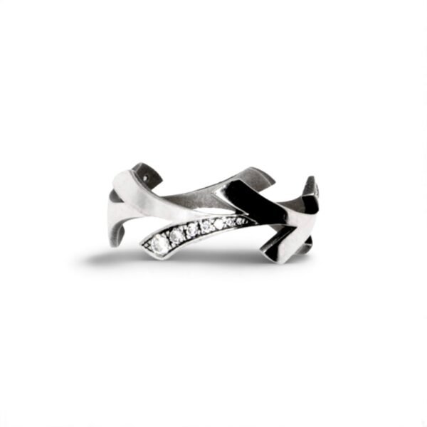 Bague Simplicity en Or Blanc et Diamants